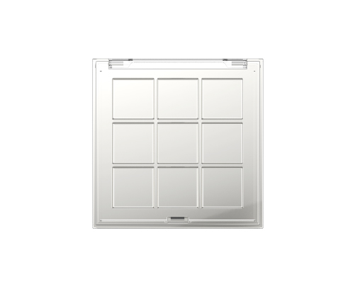 40X4: 75L*75W*13.5H mm Capacity:8.6